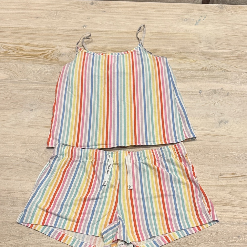 Calvin Klein Multicolor Striped Sleepwear
